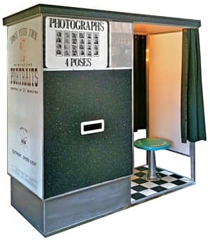 Traditional photobooth